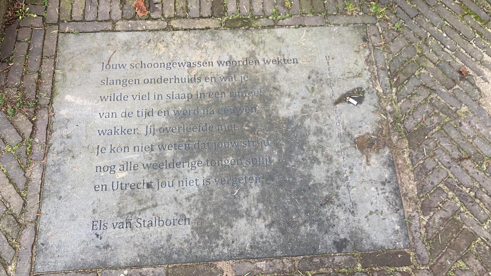 Gedicht Els van Stalborch