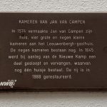 Kameren van Jan van Campen