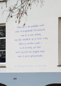 Gedicht Sonnenborgh