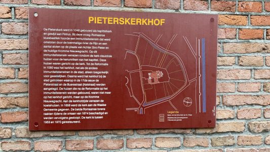 Het Pieterskerkhof in Utrecht